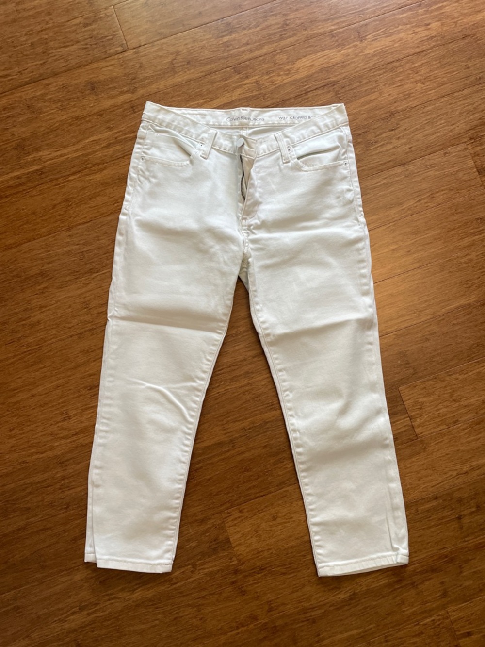 Calvin Klein Jeans White Women's Boyfriend Jeans